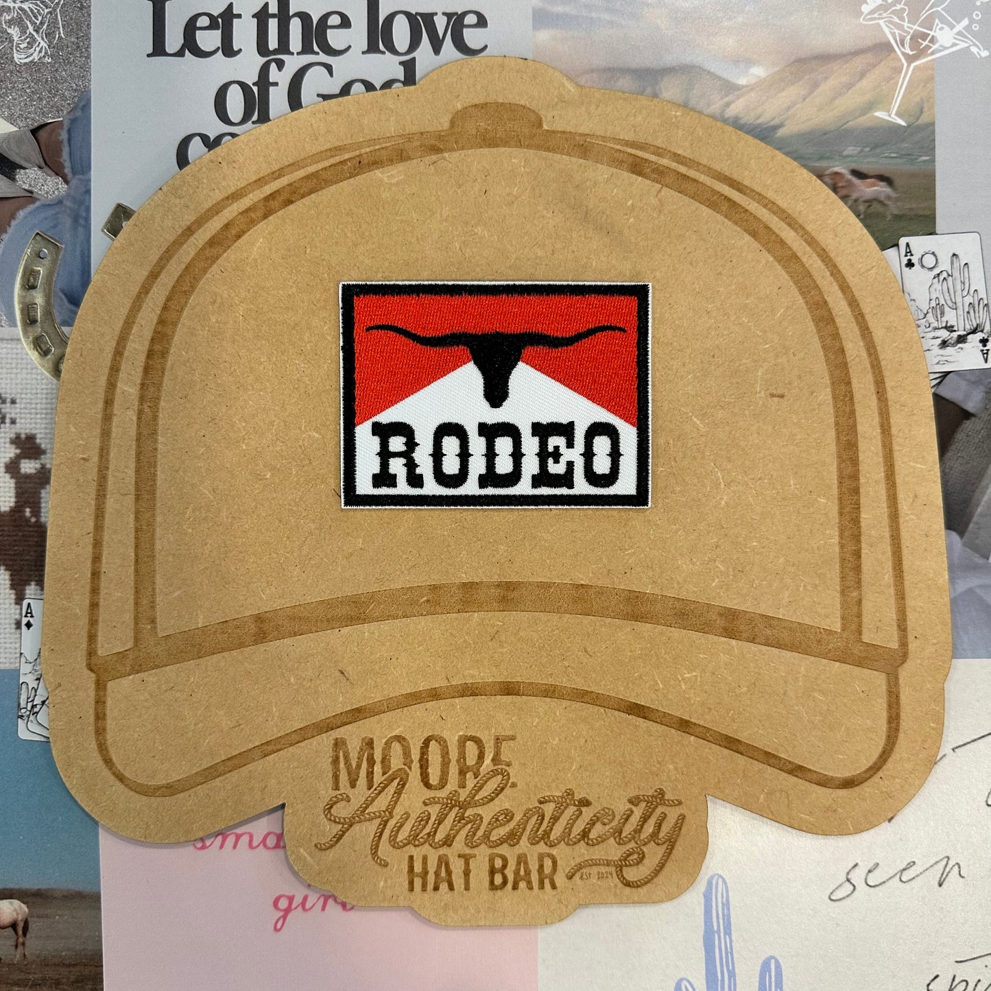 Rodeo Longhorn Patch