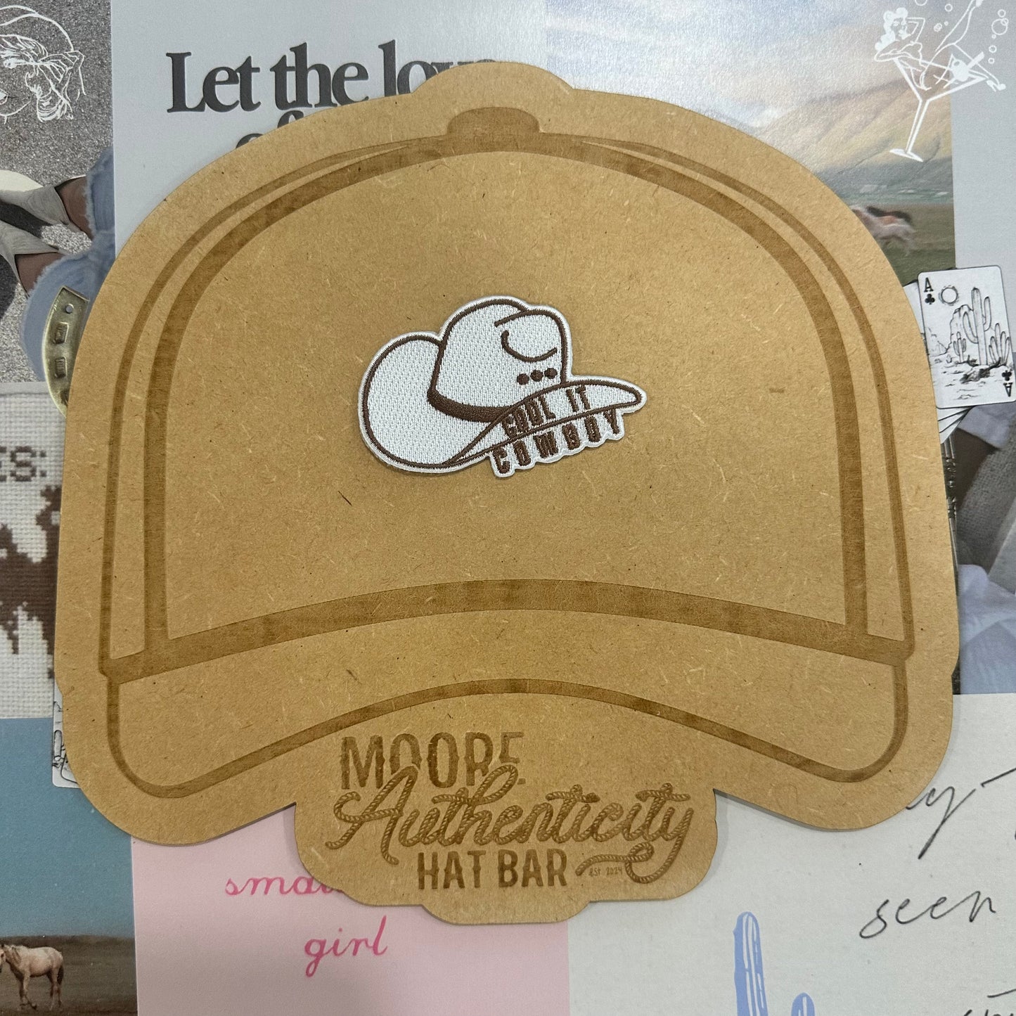 Cool It Cowboy Hat Patch