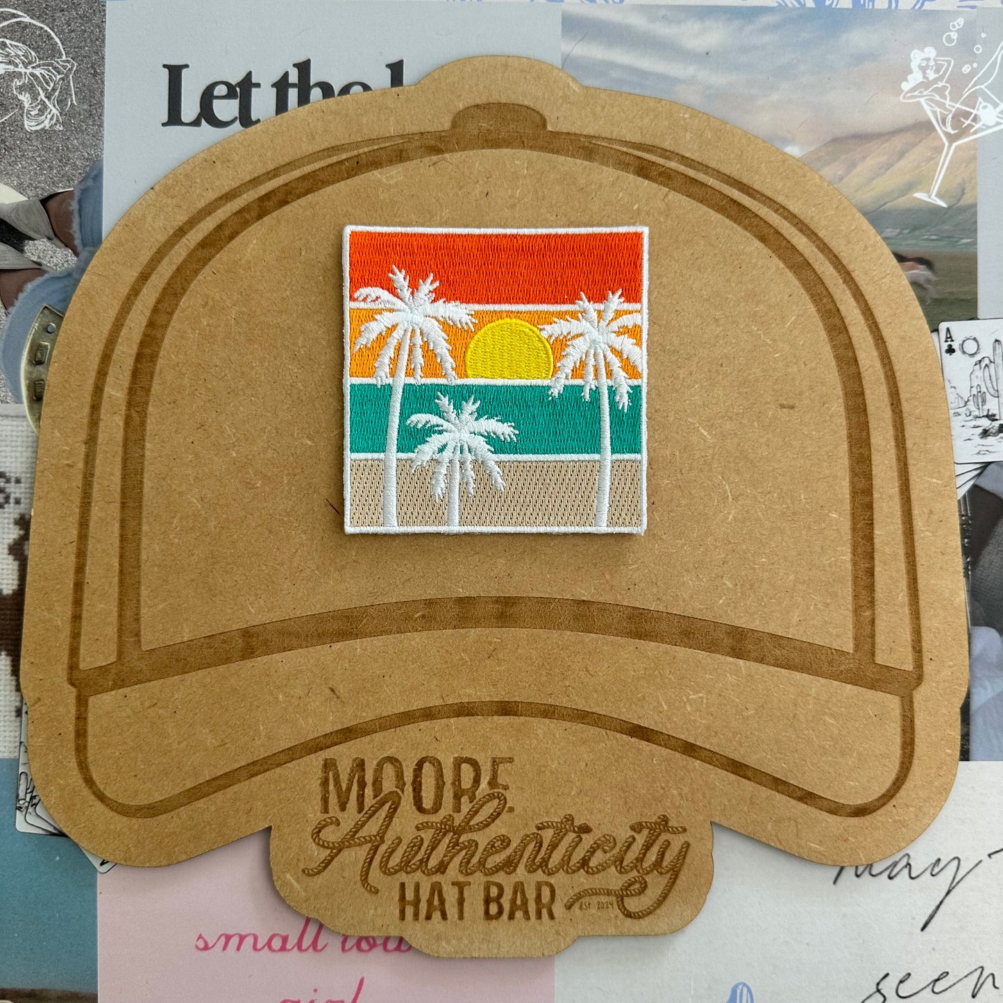 Sunset Beach Palm Tree Patch