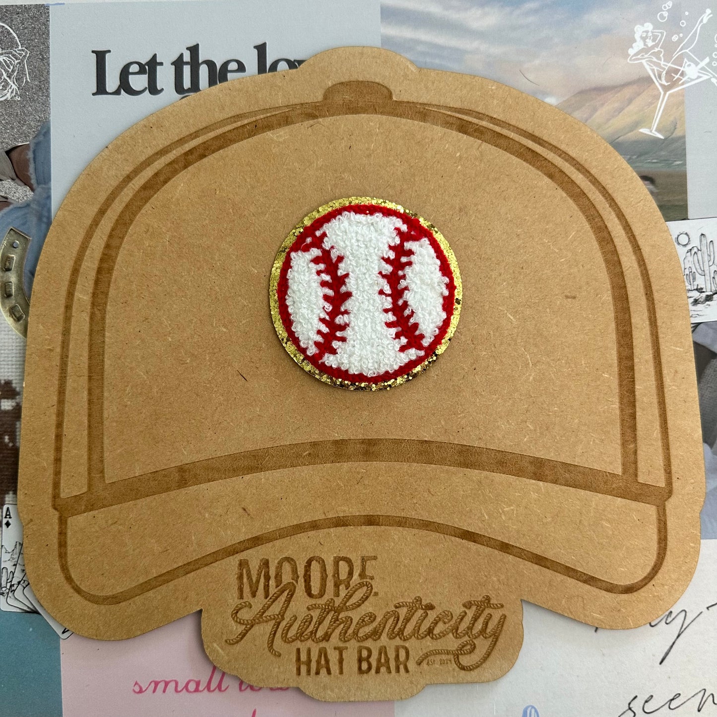 Baseball Chenille Patch