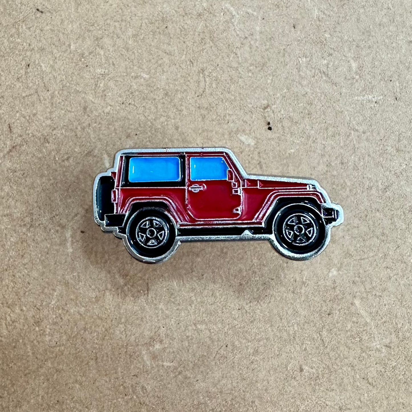 Red Jeep Pin