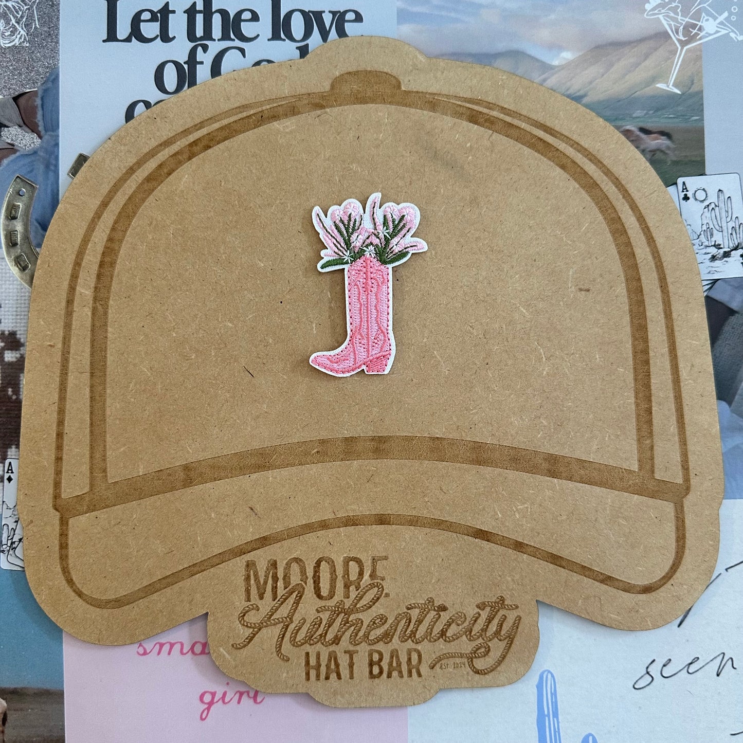 Flower Bouquet Boot Patch