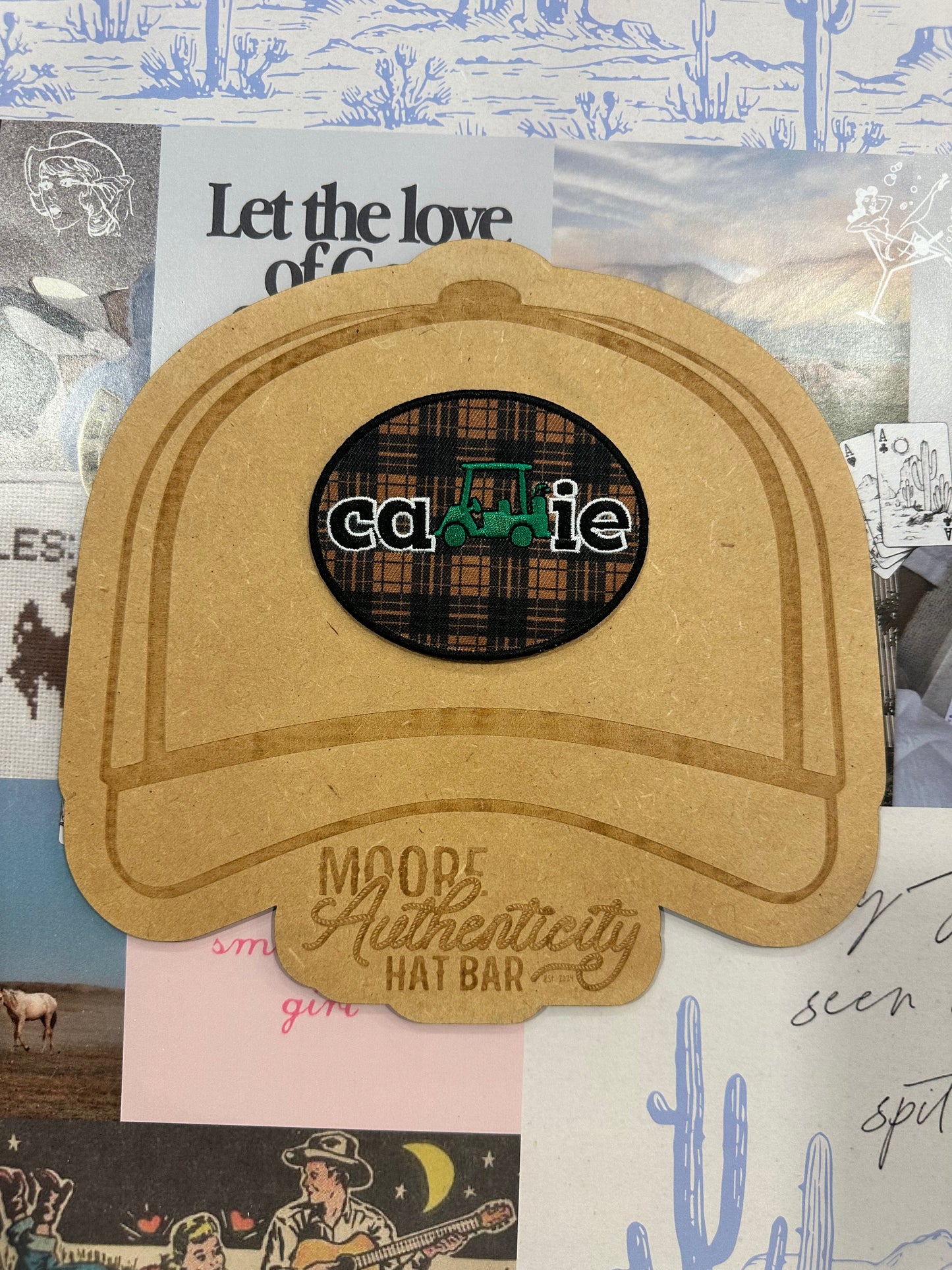 Golf Cart Caddie Patch