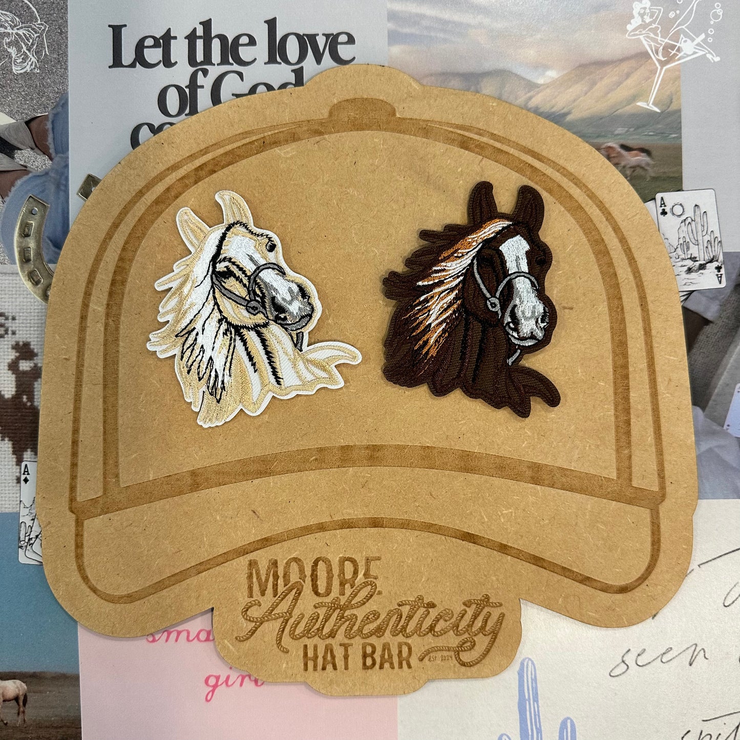 Horse Patch [Blonde or Brunette]