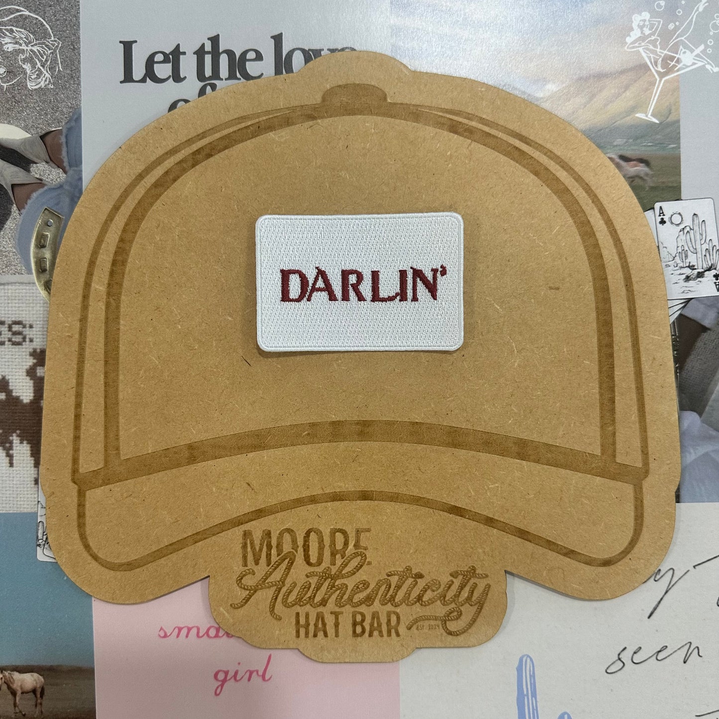 Darlin' Patch [Red & White]