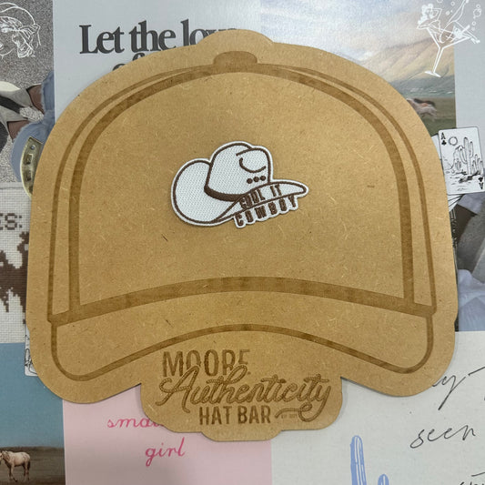 Cool It Cowboy Hat Patch