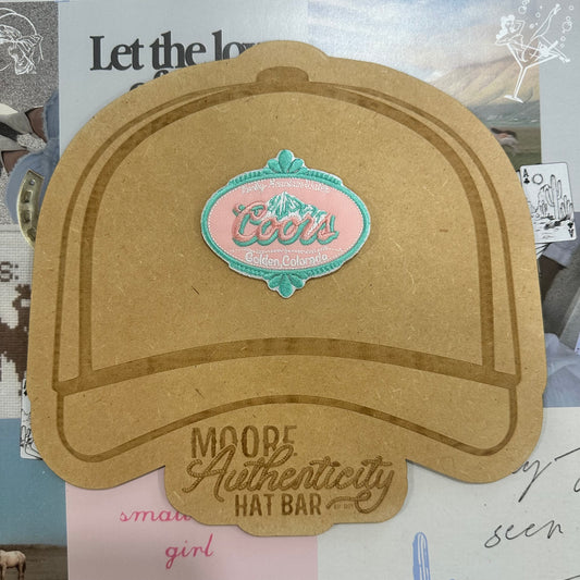 Coors Colorado Pink Turquoise Patch