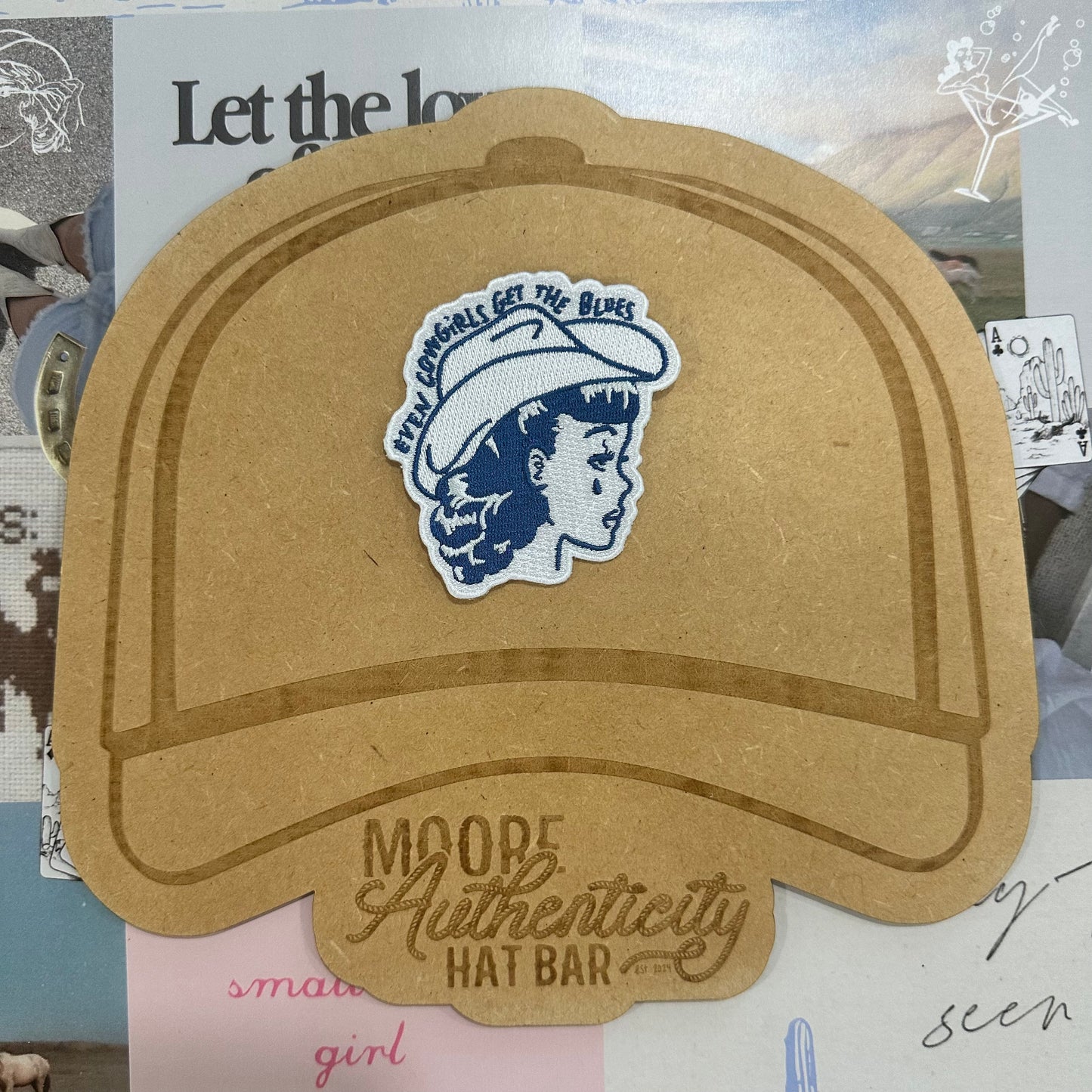 Cowgirl Blues Patch