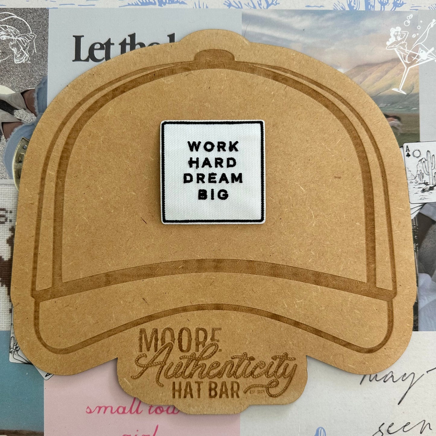 Work Hard Dream Big Patch