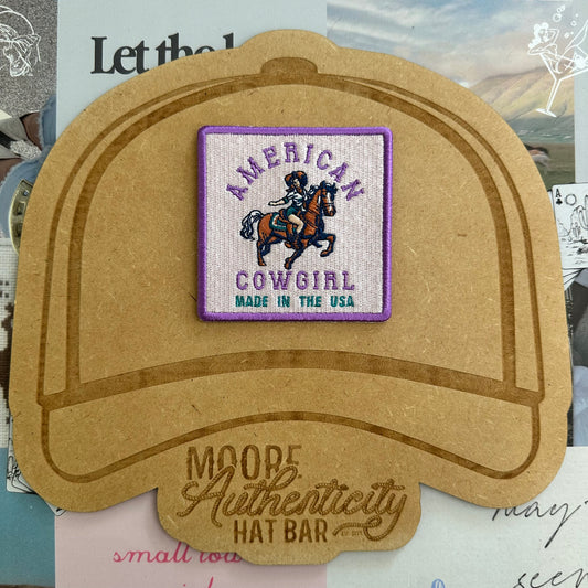 American Cowgirl Rodeo Patch