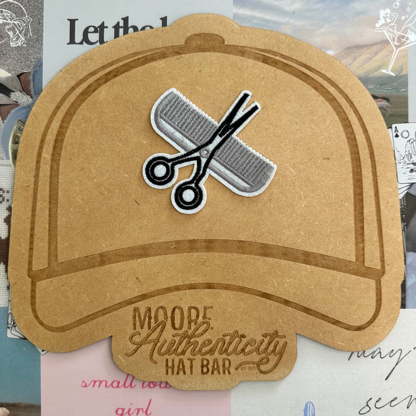 Comb / Scissors Combo Patch