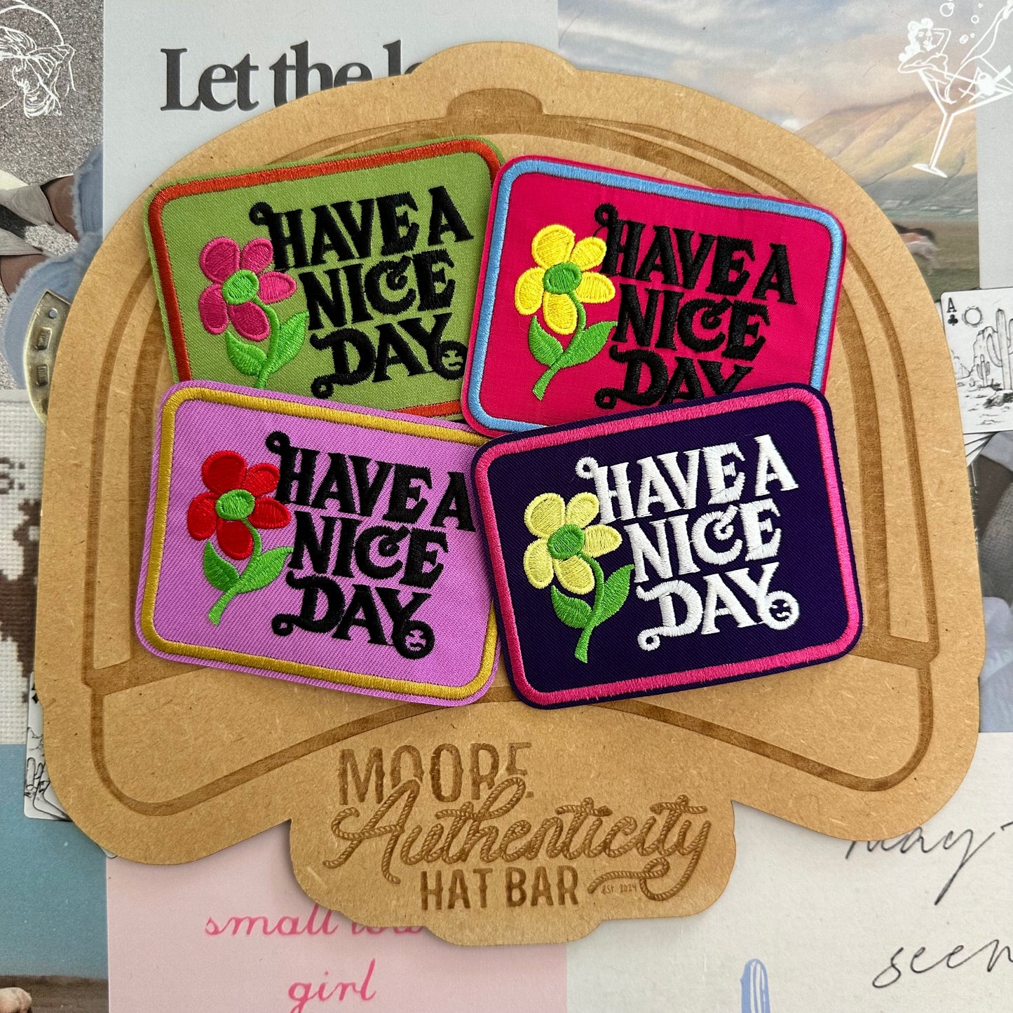 Have a Nice Day Patch [Multiple Colors]