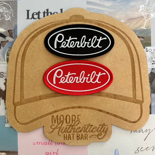 Peterbilt Patch [Black or Red]