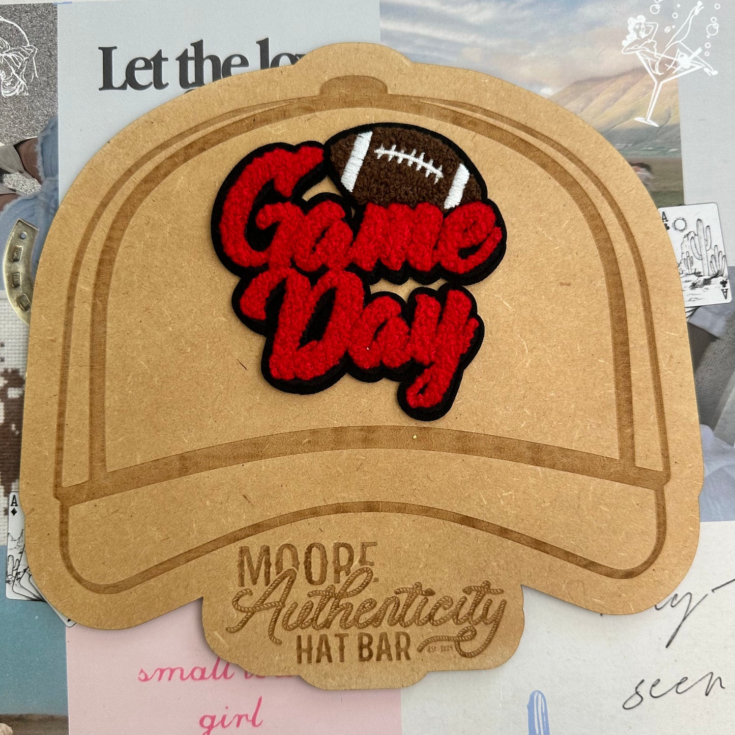 Large Game Day Patch [Red & Black]