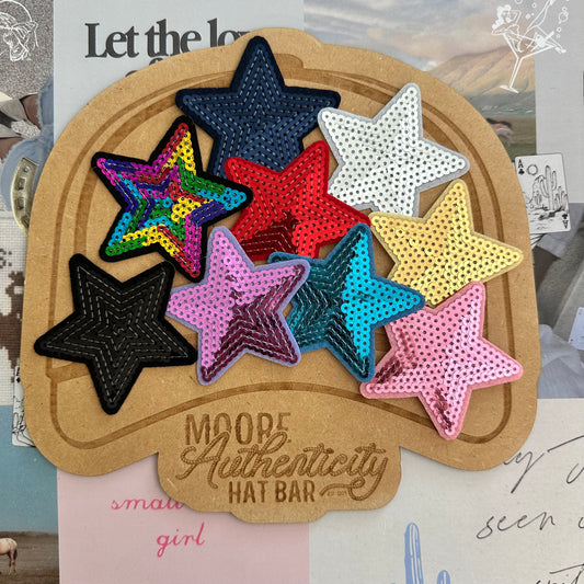 Sequin Star Patch [Multiple Colors]