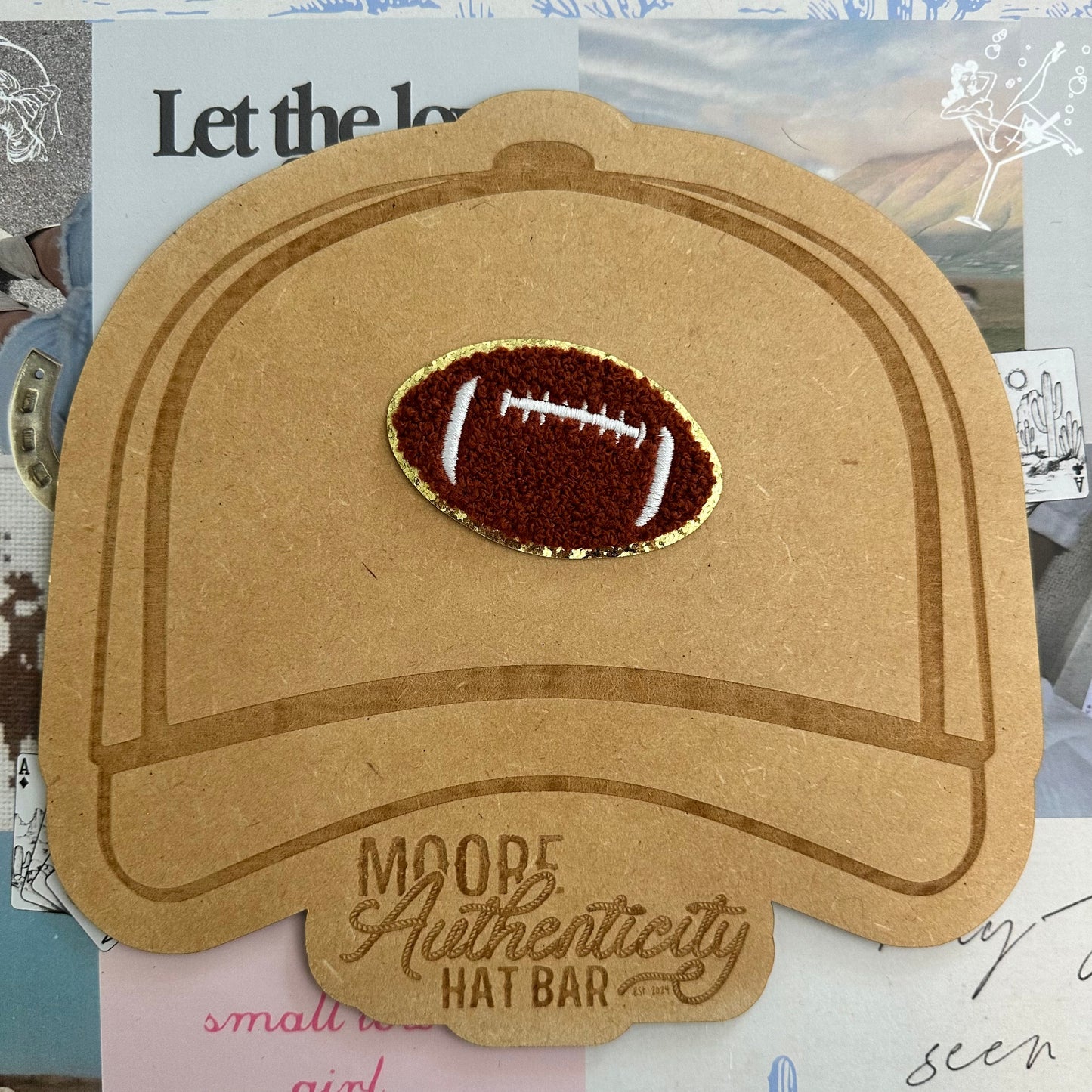 Football Chenille Patch