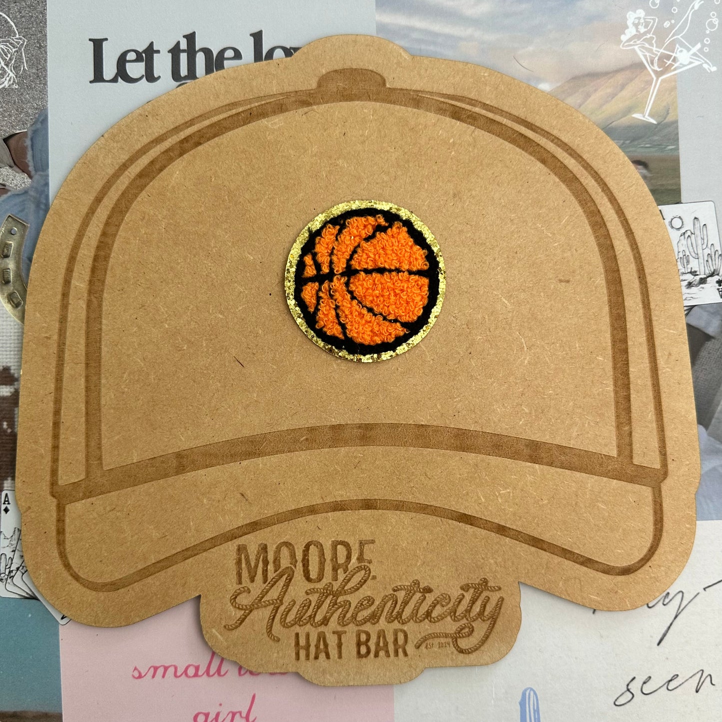 Basketball Chenille Patch