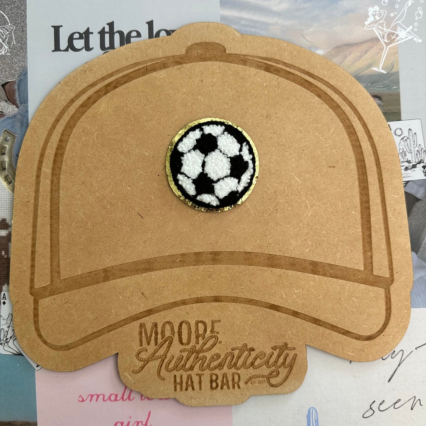 Soccer Ball Chenille Patch