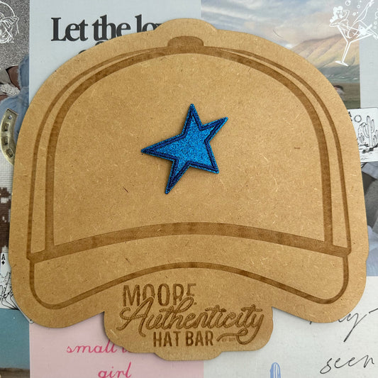 Glitter Star Patch [Red, White, or Blue]