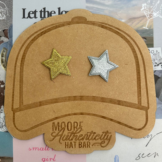 Sparkly Stars Patch [Gold or Silver]