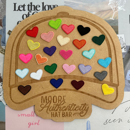 XS Heart Patches [Multiple Colors]