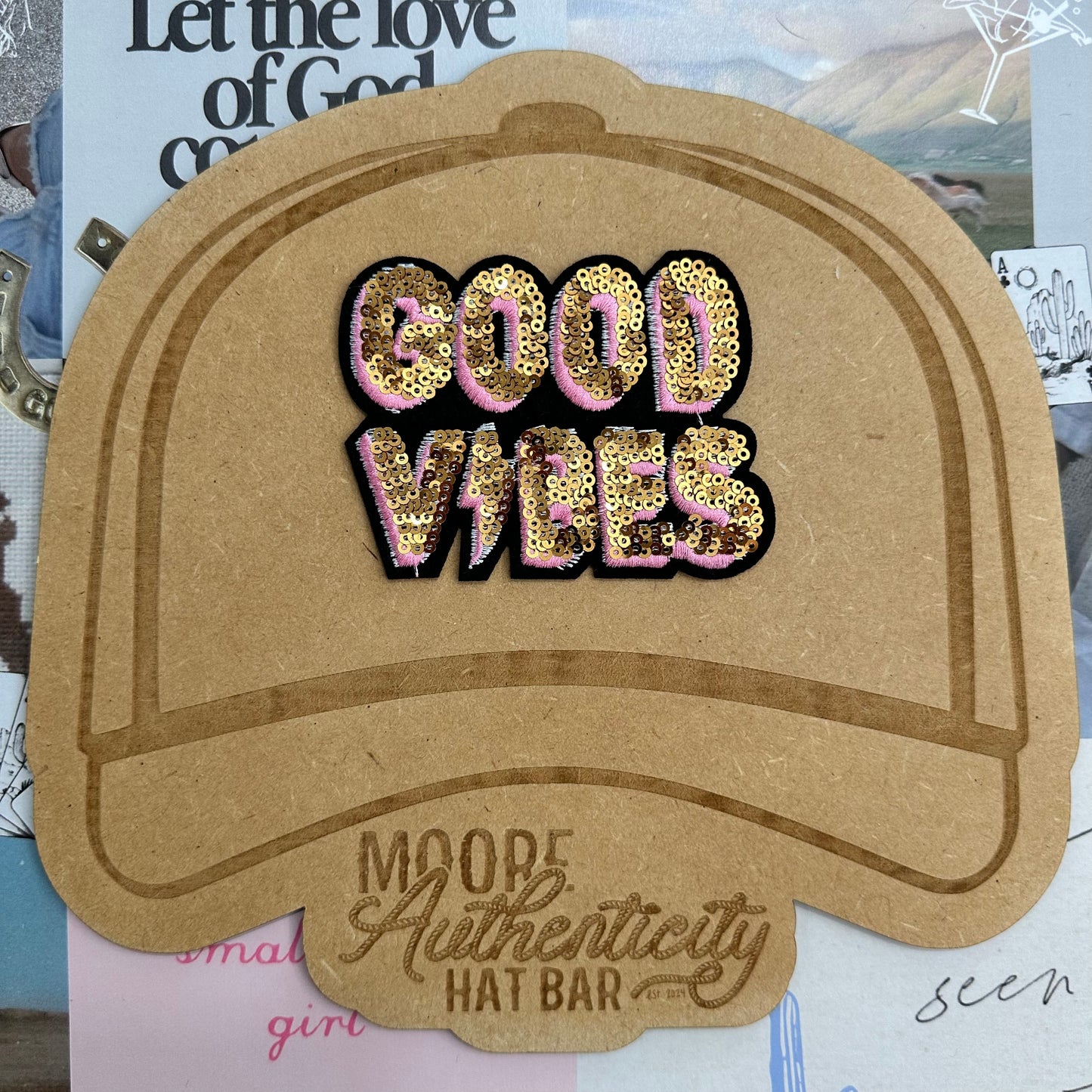 Good Vibes Sparkly Patch