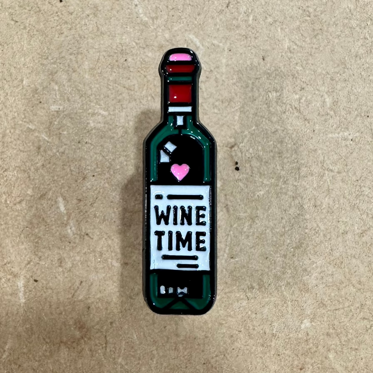 Wine Time Pin