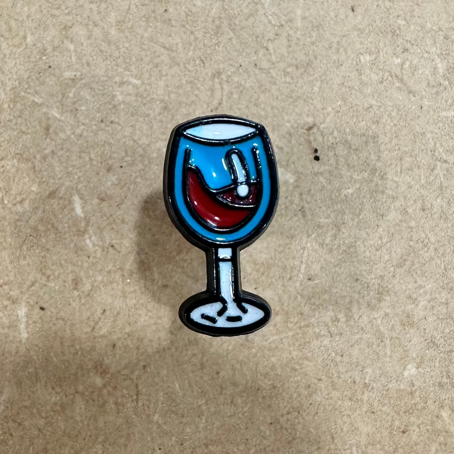 Wine Glass Pin