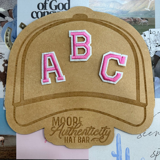 Letter Patch [Pink]