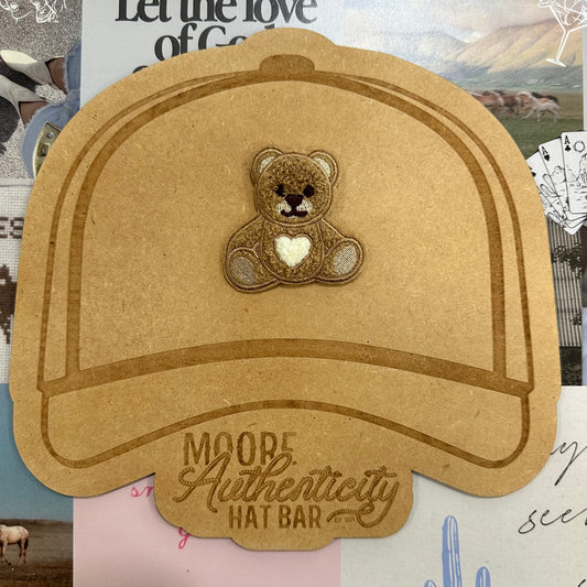 Teddy Bear Heart Patch