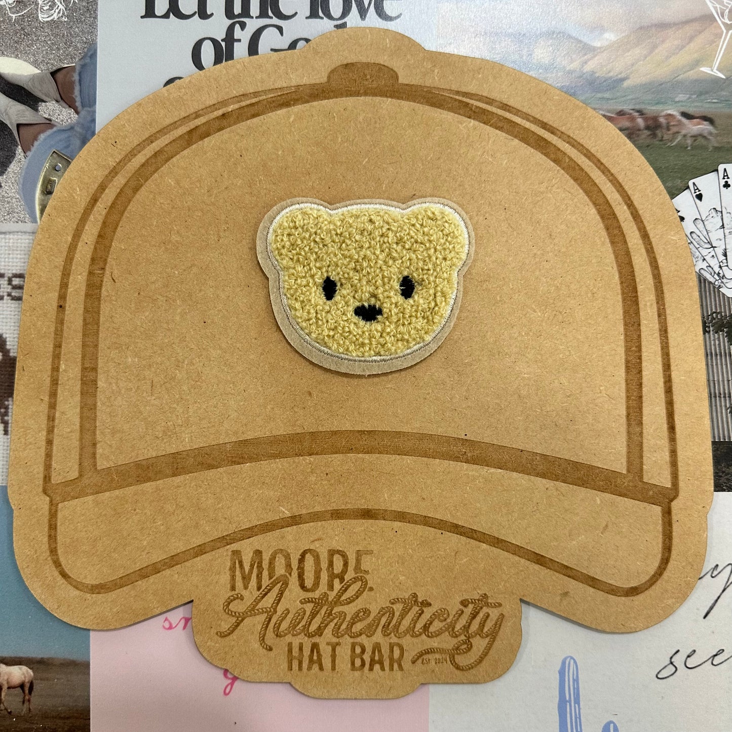 Light Brown Teddy Bear Patch