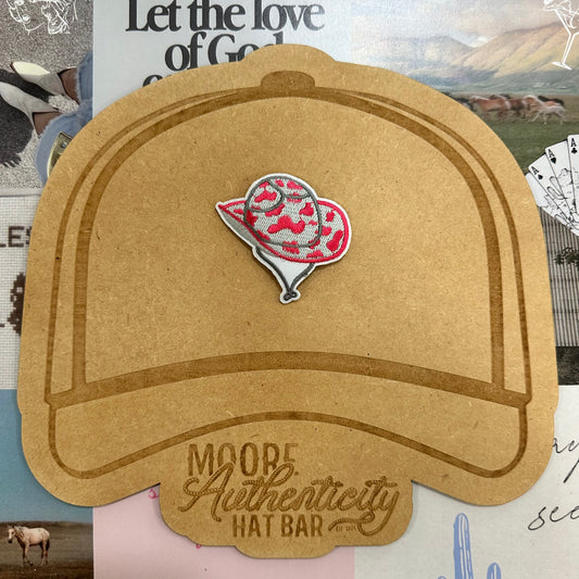 Cheetah Cowboy Hat Patch