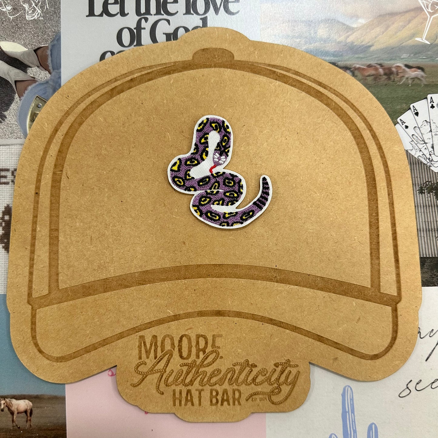 Purple Snake Patch