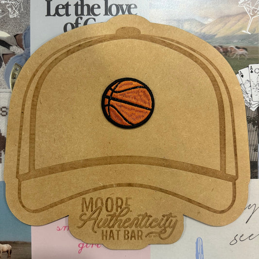 Basketball Glitter Patch