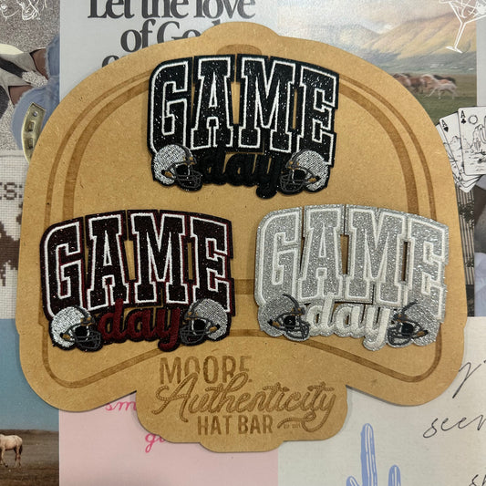 Game Day Football Helmet Patch