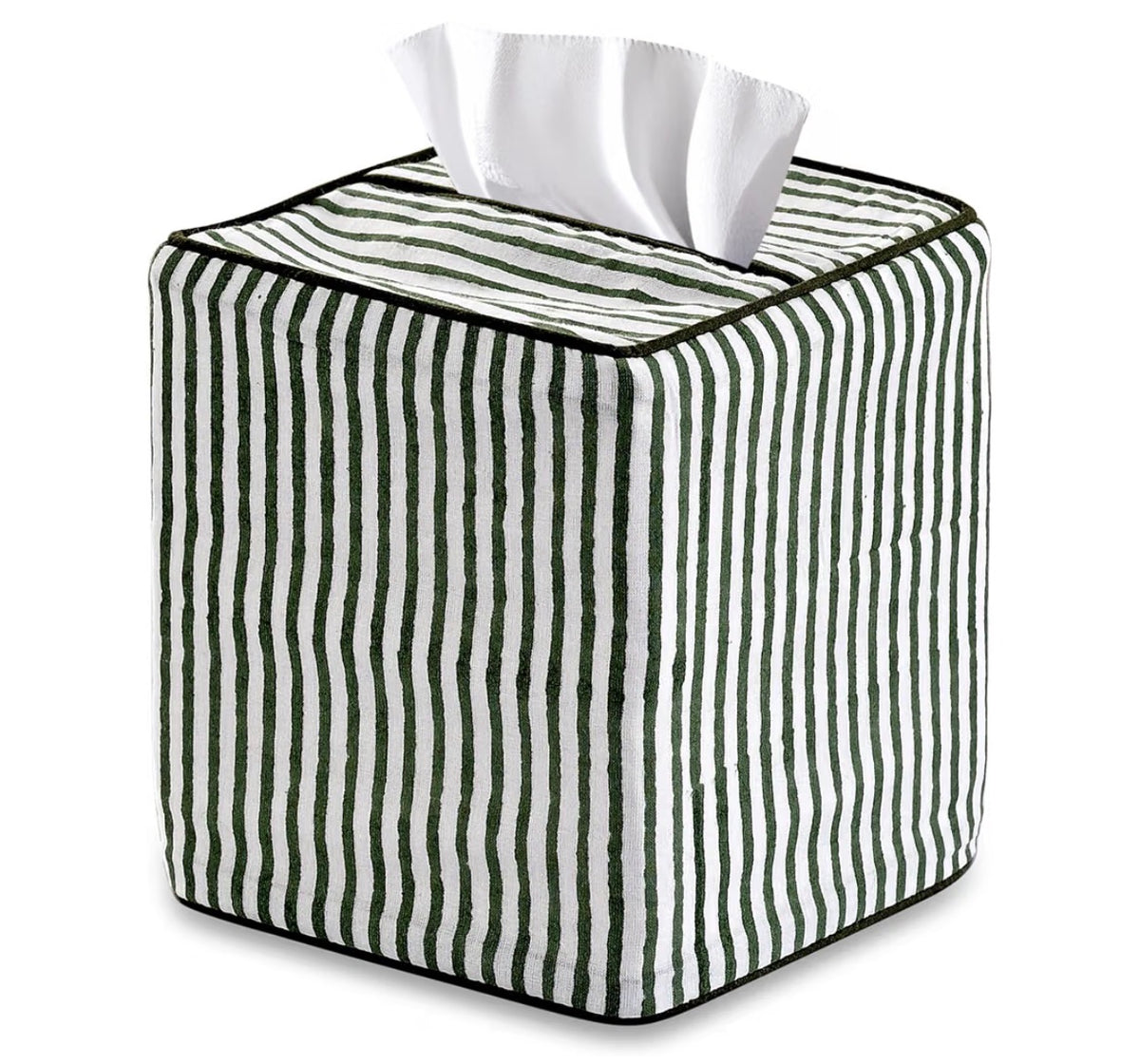 Custom Embroidered Fabric Patterned Tissue Box