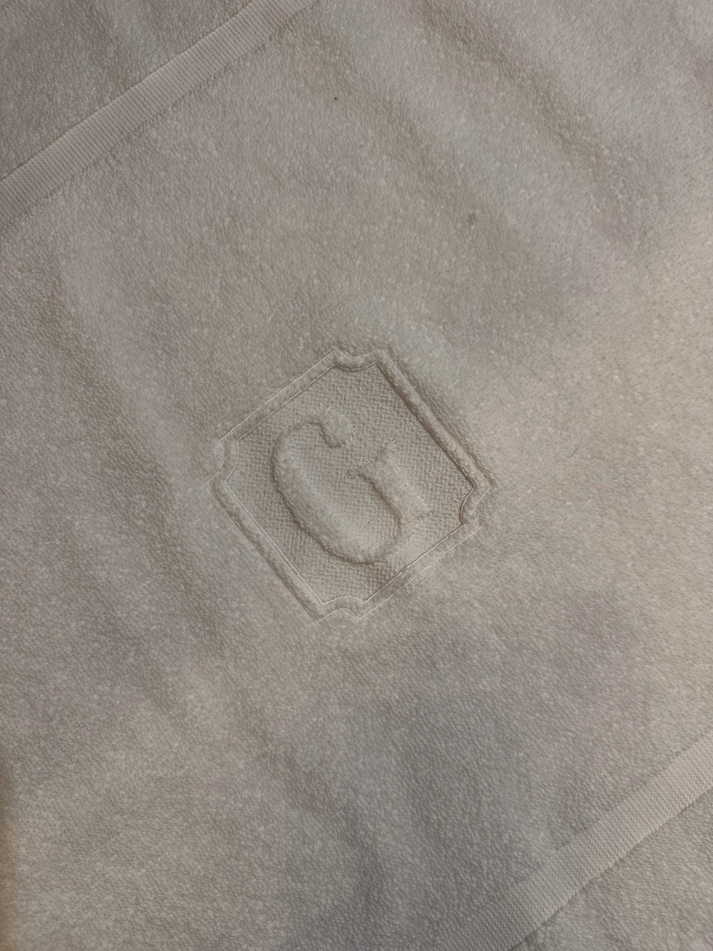 Custom Monogram Embroidered Bath Mat