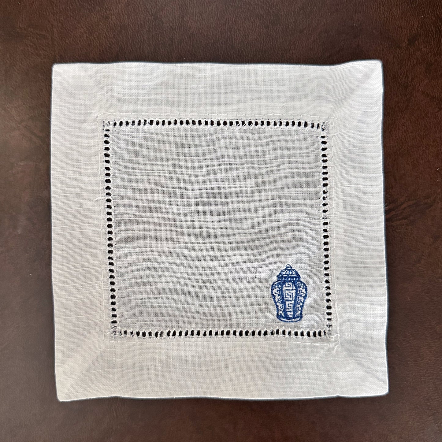 Southern Charm Embroidered Cocktail Napkins