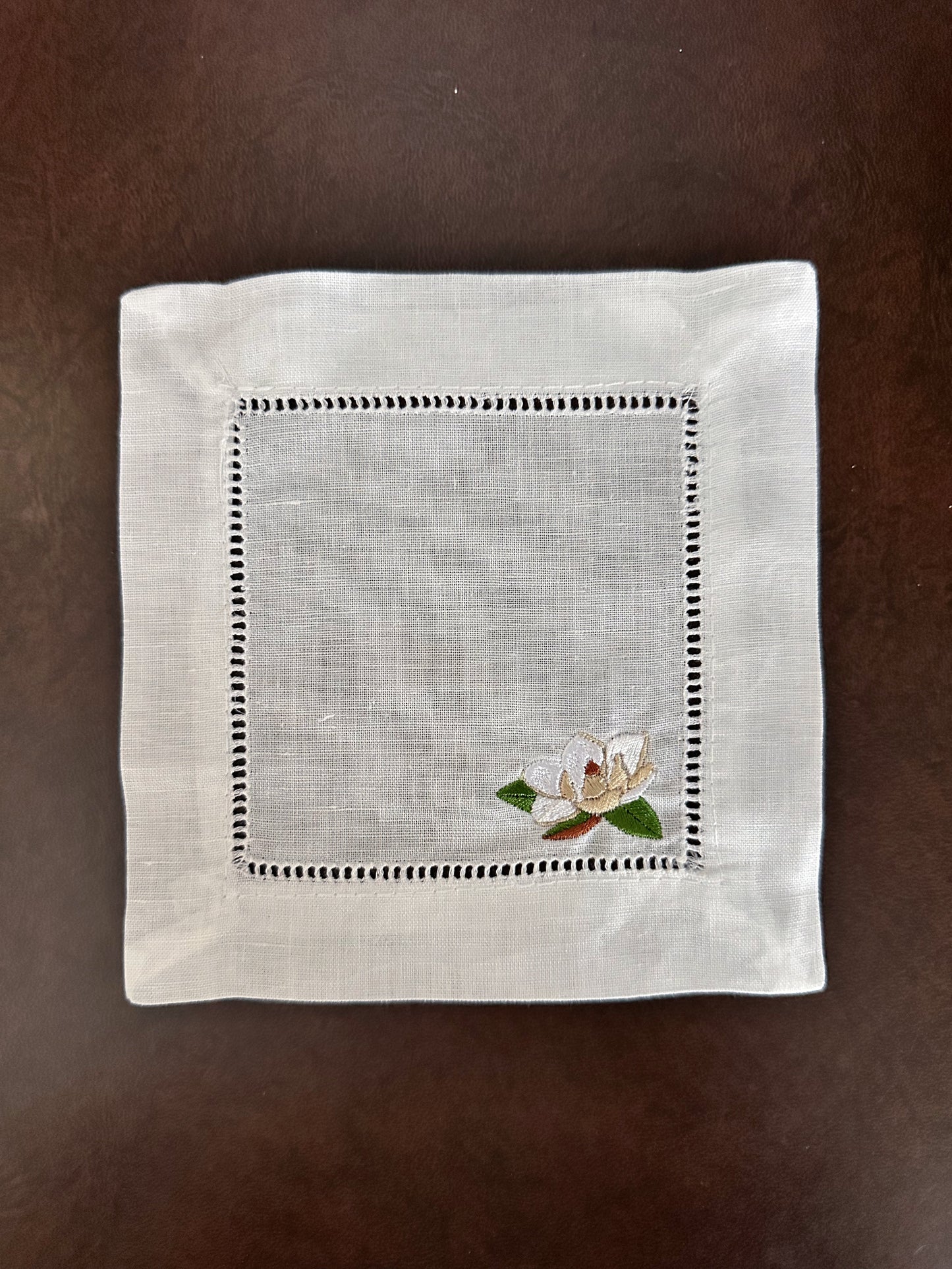 Southern Charm Embroidered Cocktail Napkins