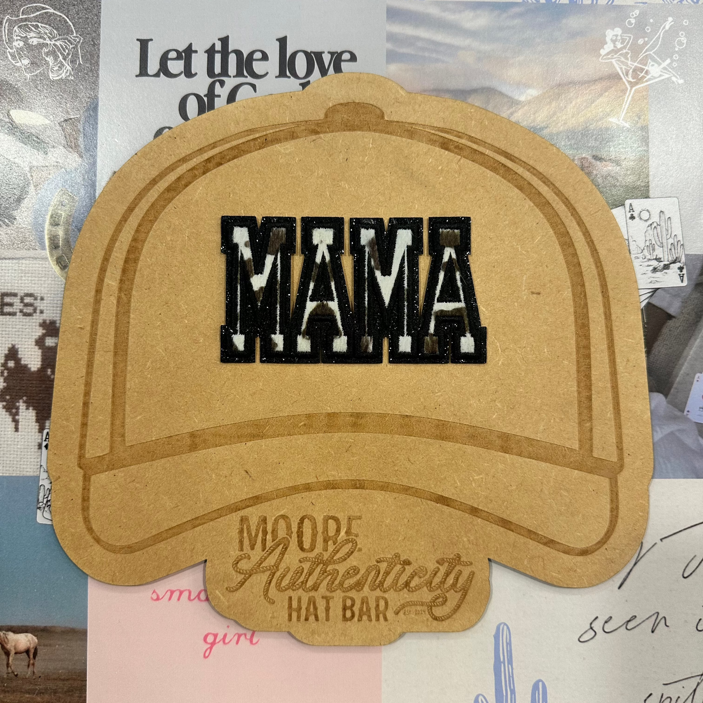 Western MAMA Patch [Black Cow]