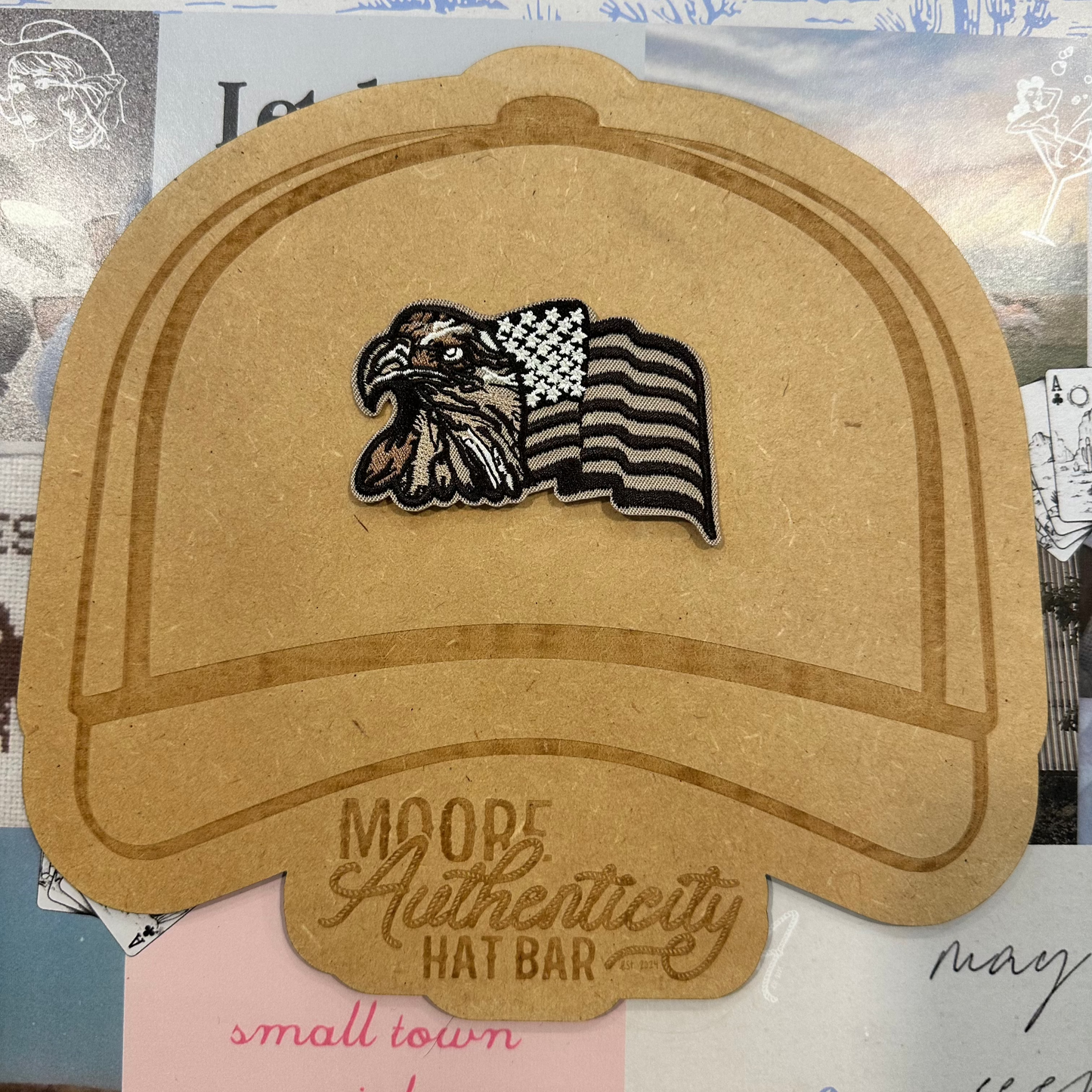 American Flag Eagle Patch