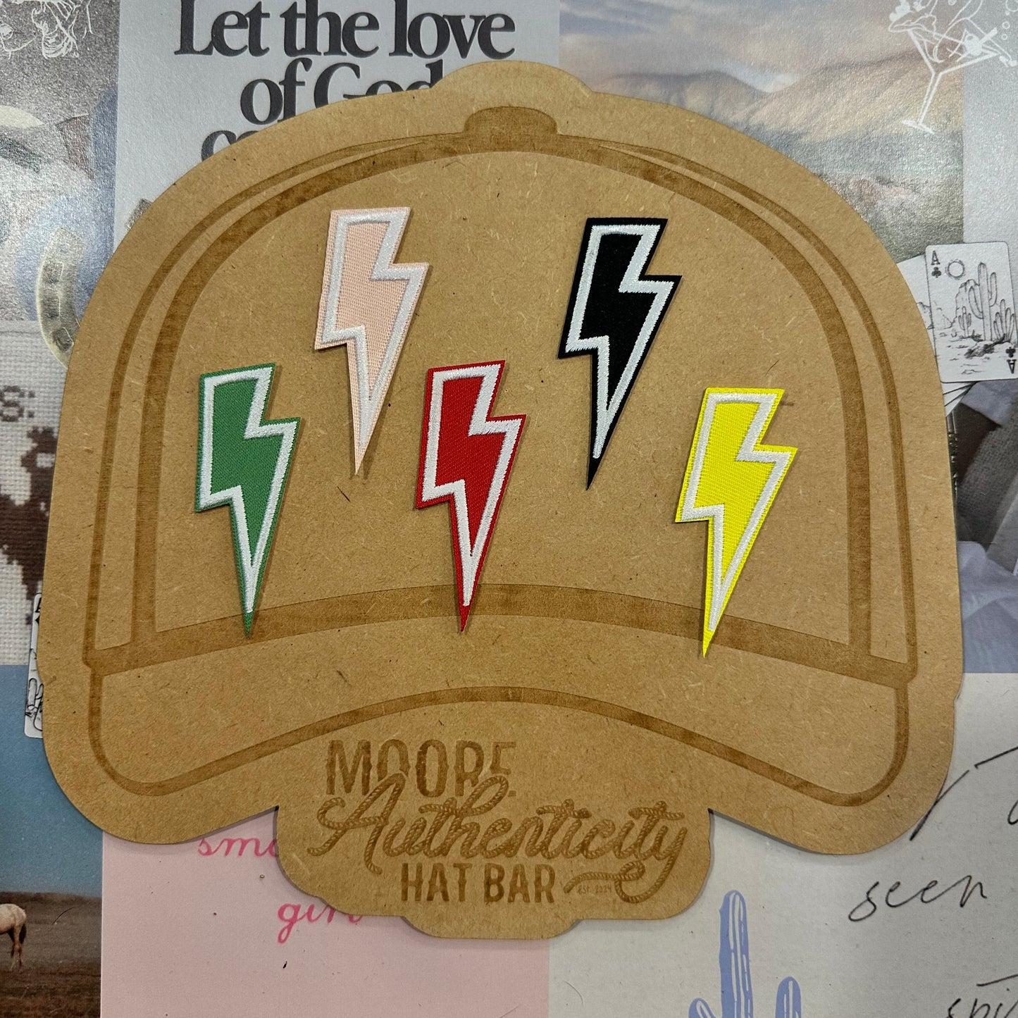 Lightening Bolt Patch [Multiple Colors]