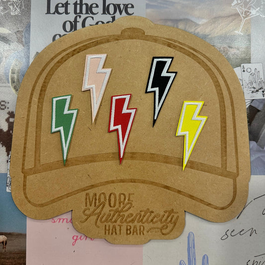 Lightening Bolt Patch [Multiple Colors]