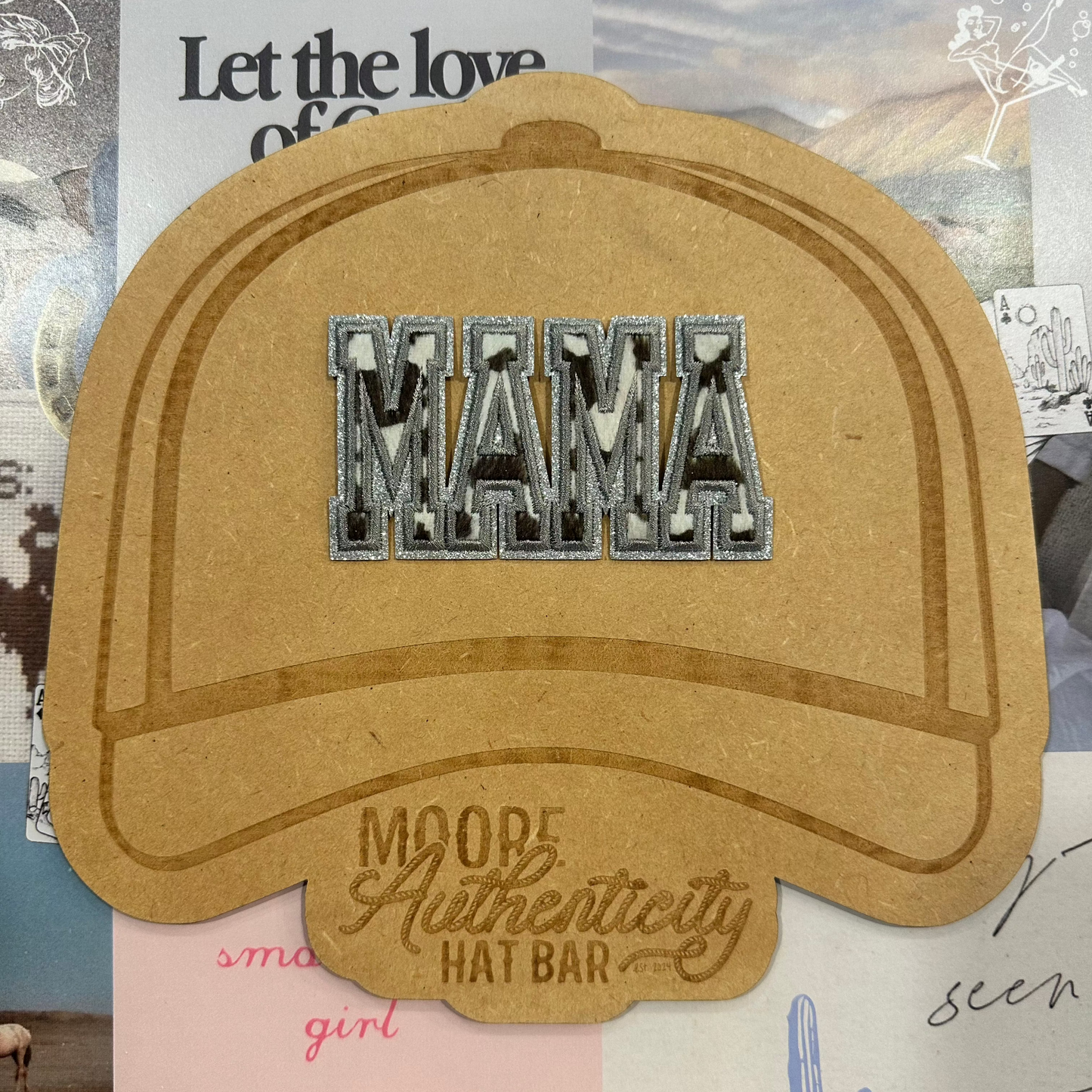 Western MAMA Patch [Silver Cow]