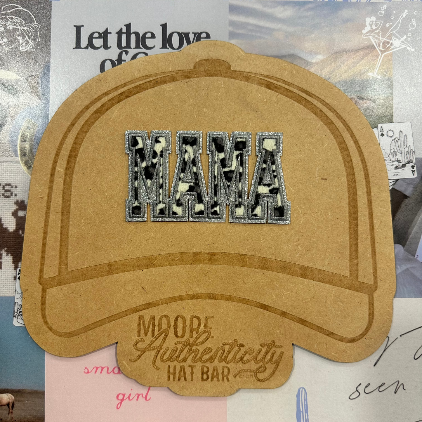 Western MAMA Patch [Silver Leopard]