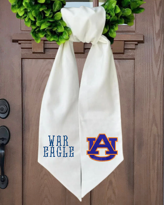Auburn War Eagle Wreath Sash